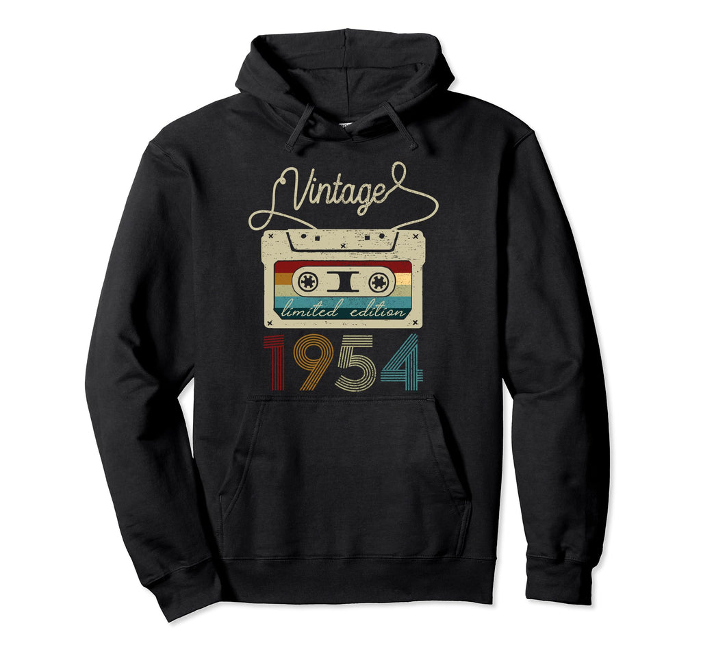 1954 68Th Birthday Cassette Tape B Hoodie - Casual Everyday Wear Men Women - T-Shirt, Sweatshirt, Hoodie