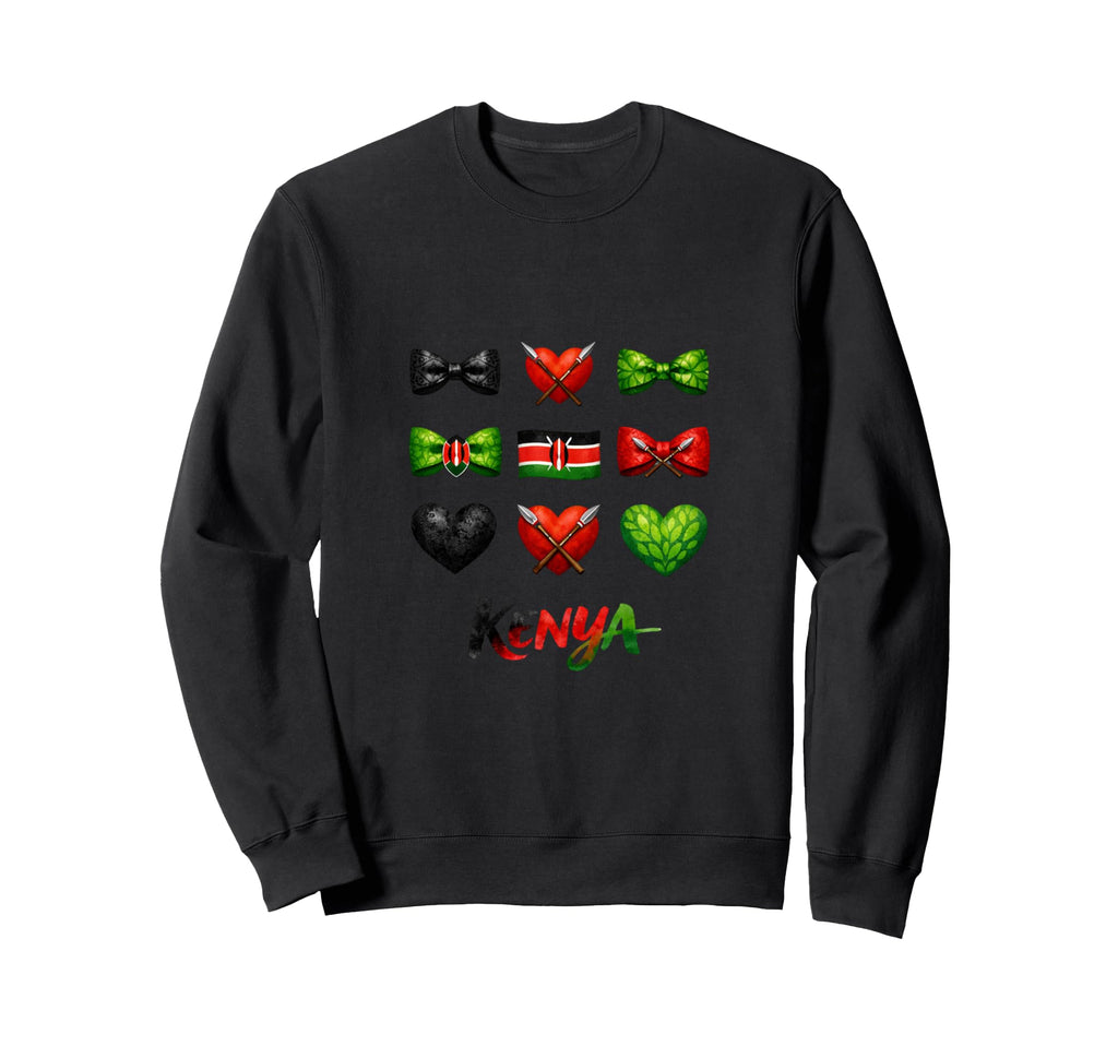 Kenya Flag Soccer Lovers Coquette Sweatshirt - Trendy Graphic Men Women - T-Shirt, Sweatshirt, Hoodie