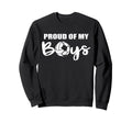 Proud My Funny Volleyball Soccer Mom Sweatshirt - Streetwear Style Unisex - T-Shirt, Sweatshirt, Hoodie