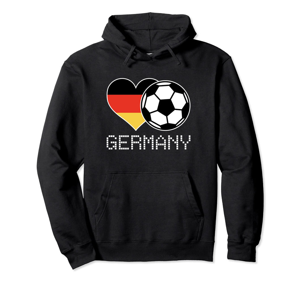 Germany Soccer German Flag Love Country Hoodie - Unique Graphic Men Women - T-Shirt, Sweatshirt, Hoodie