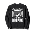 My Nephew Soccer Keeper Aunt Soccer Sweatshirt - Graphic Print for Adults - T-Shirt, Sweatshirt, Hoodie