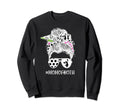 Mom Both Messy Bun Cheerleader Sweatshirt - Unique Graphic Men Women - T-Shirt, Sweatshirt, Hoodie