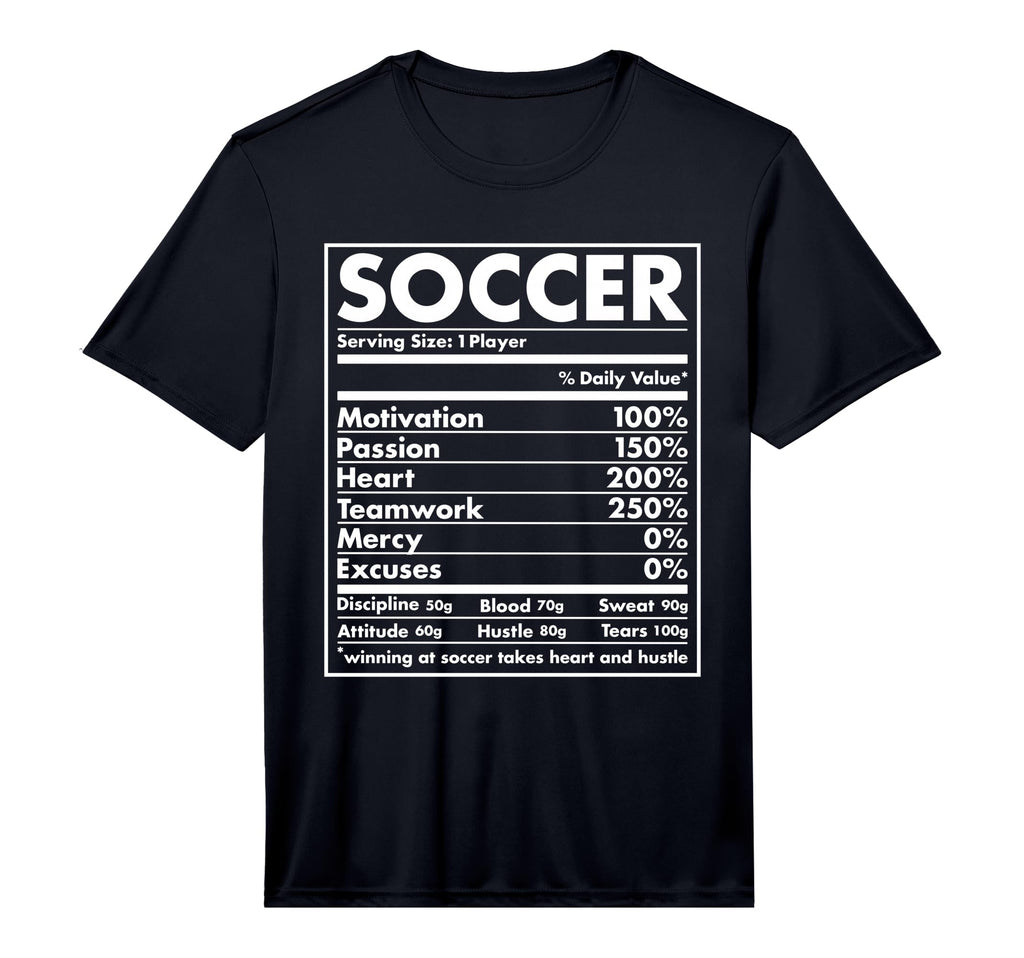 Sport Nutrition Soccer Performance T-Shirt - Unique Graphic for Adults - T-Shirt, Sweatshirt, Hoodie