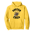 Soccer Chick Soccer Player Soccer Hoodie - Fun Novelty Design Unisex - T-Shirt, Sweatshirt, Hoodie