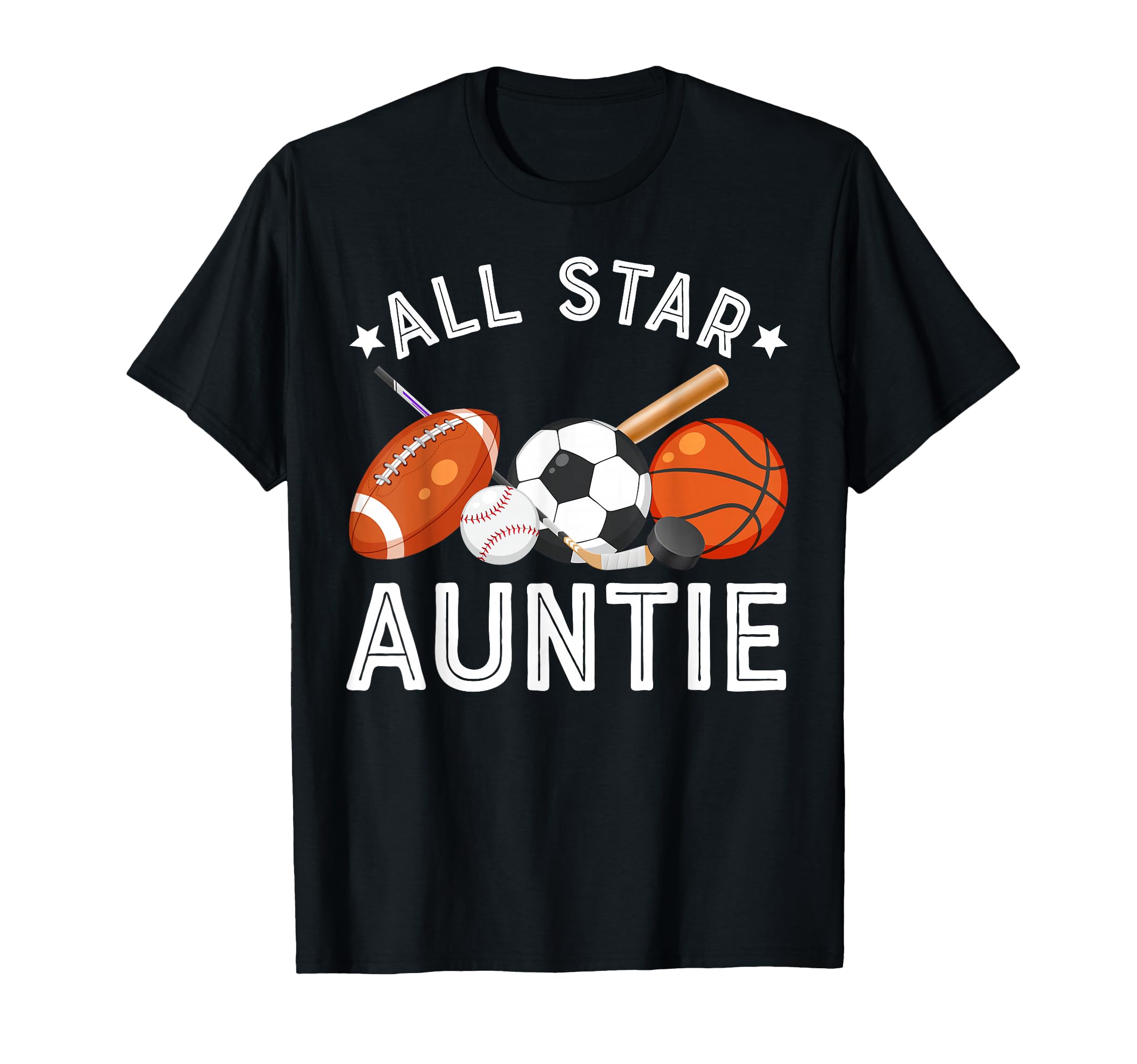 All Star Auntie Birthday Basketball T-Shirt - Custom Art Print for Adults - T-Shirt, Sweatshirt, Hoodie