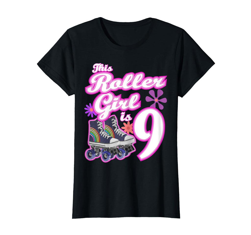 9 Year Old Skate Birthday Roller T-Shirt - Novelty Apparel Men Women - T-Shirt, Sweatshirt, Hoodie