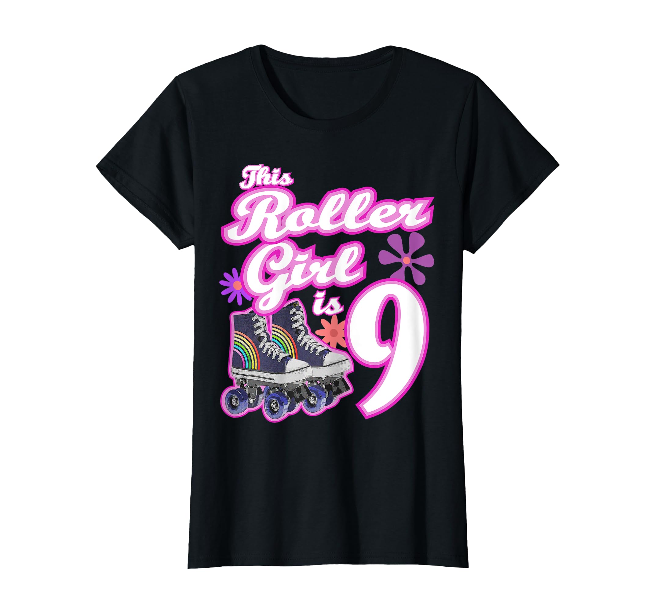 9 Year Old Skate Birthday Roller T-Shirt - Novelty Apparel Men Women - T-Shirt, Sweatshirt, Hoodie