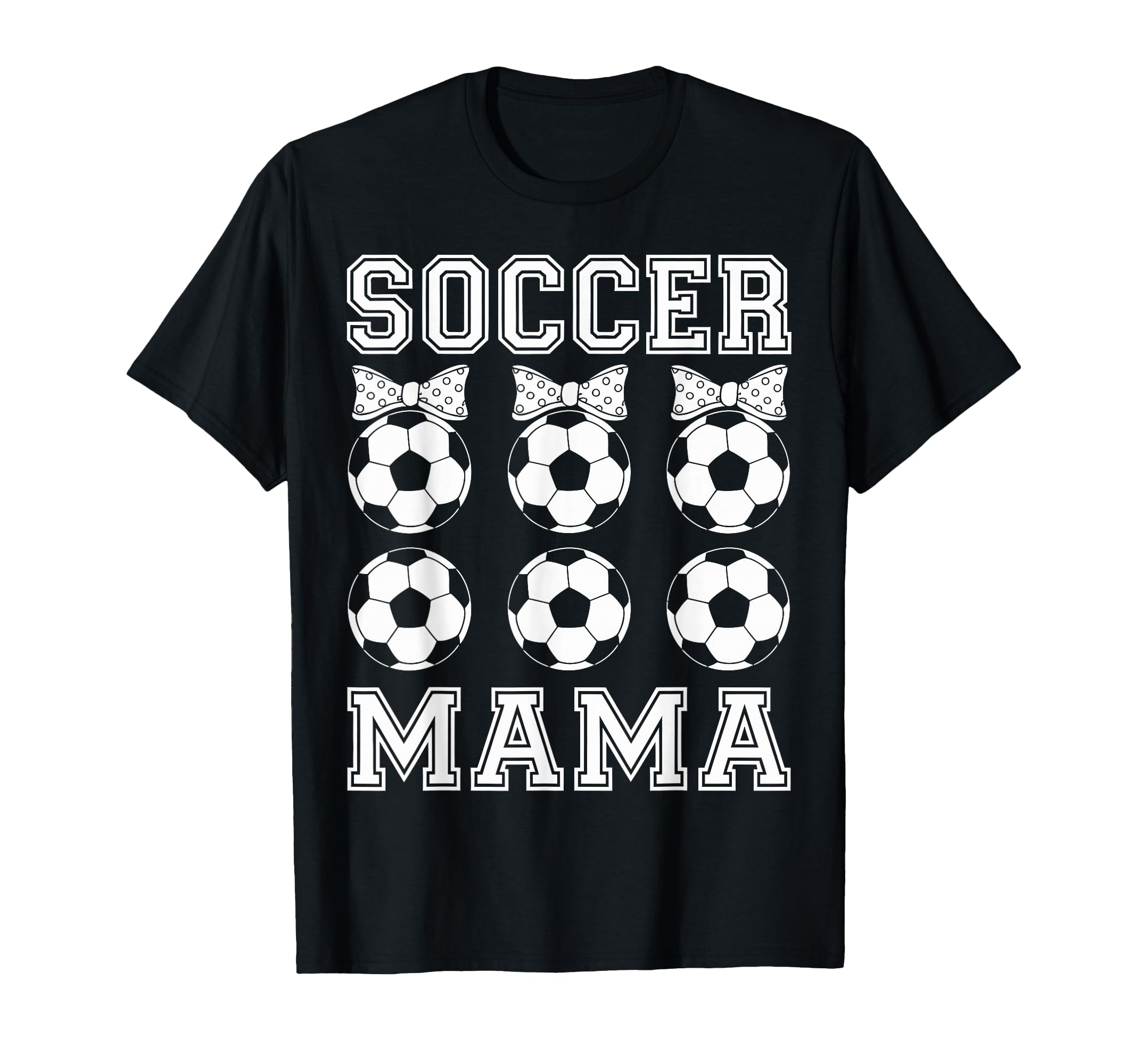 Soccer Mama Coquette Bow Soccer Mom Bow T-Shirt - Novelty Apparel Unisex - T-Shirt, Sweatshirt, Hoodie