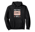 Tape Music Nostalgia 1973 Birthday Hoodie - Trendy Graphic for Adults - T-Shirt, Sweatshirt, Hoodie