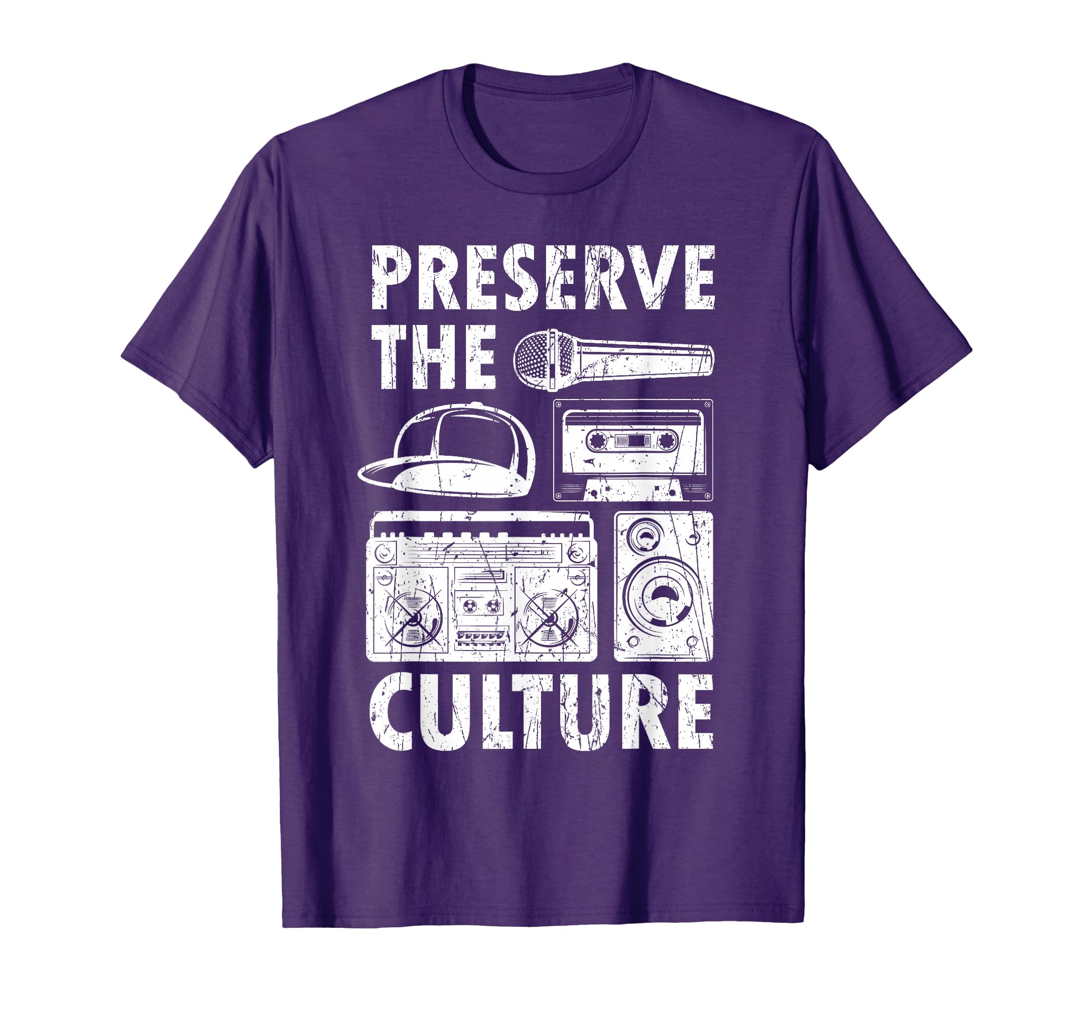 Preserve Culture Old School Hip Hop T-Shirt - Custom Art Print Men Women - T-Shirt, Sweatshirt, Hoodie