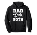 Dad Both Funny Cheer Soccer Dad Hoodie - Custom Art Print Men Women - T-Shirt, Sweatshirt, Hoodie