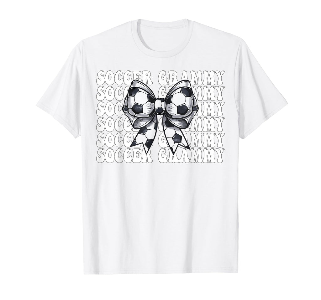 Soccer Grammy Soccer Grandma Nana Coquette T-Shirt - Trendy Graphic Unisex - T-Shirt, Sweatshirt, Hoodie