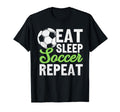 Eat Sleep Soccer Repeat Sport Player T-Shirt - Novelty Apparel for Adults - T-Shirt, Sweatshirt, Hoodie