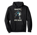 Soccer Player Galactic Power Epic Kicks Hoodie - Streetwear Style Unisex - T-Shirt, Sweatshirt, Hoodie
