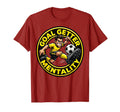 Goal Getter Mentality Soccer T-Shirt - Aesthetic Graphic for Adults - T-Shirt, Sweatshirt, Hoodie