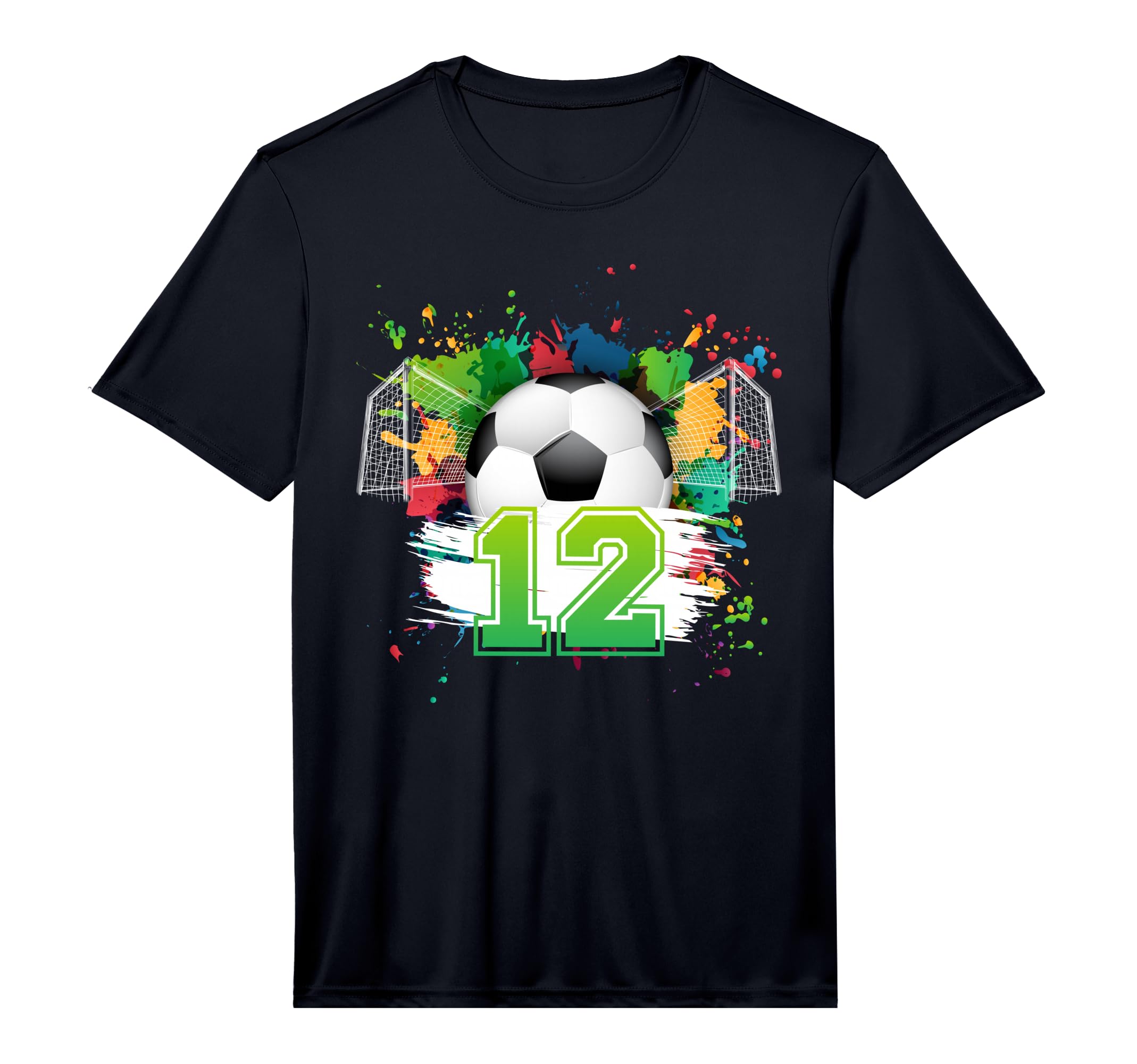 12Th Soccer Birthday Party 12 Year T-Shirt - Fun Novelty Design for Adults - T-Shirt, Sweatshirt, Hoodie