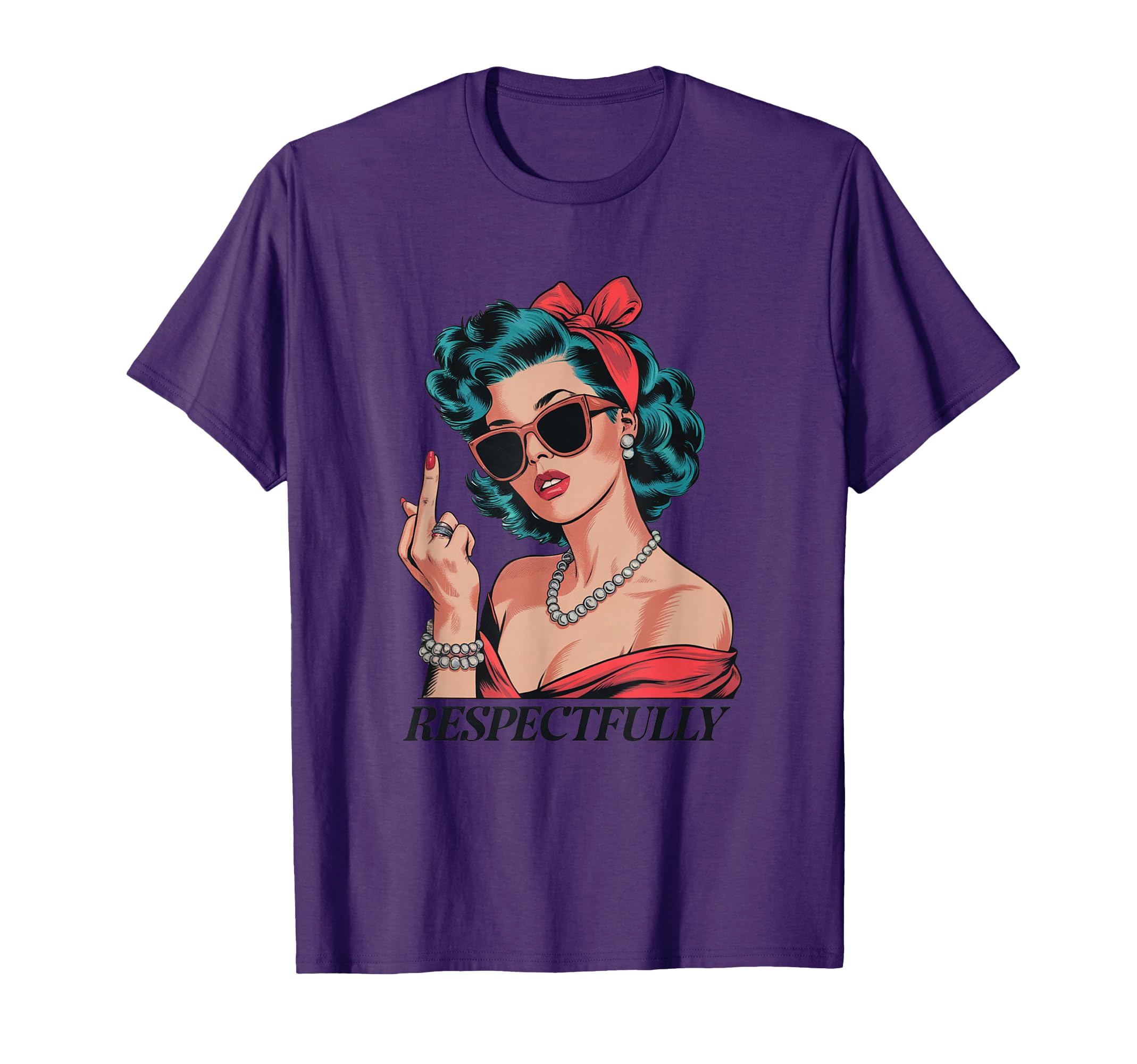 Pinup No Sass Funny Attitude T-Shirt - Graphic Print for Adults - T-Shirt, Sweatshirt, Hoodie