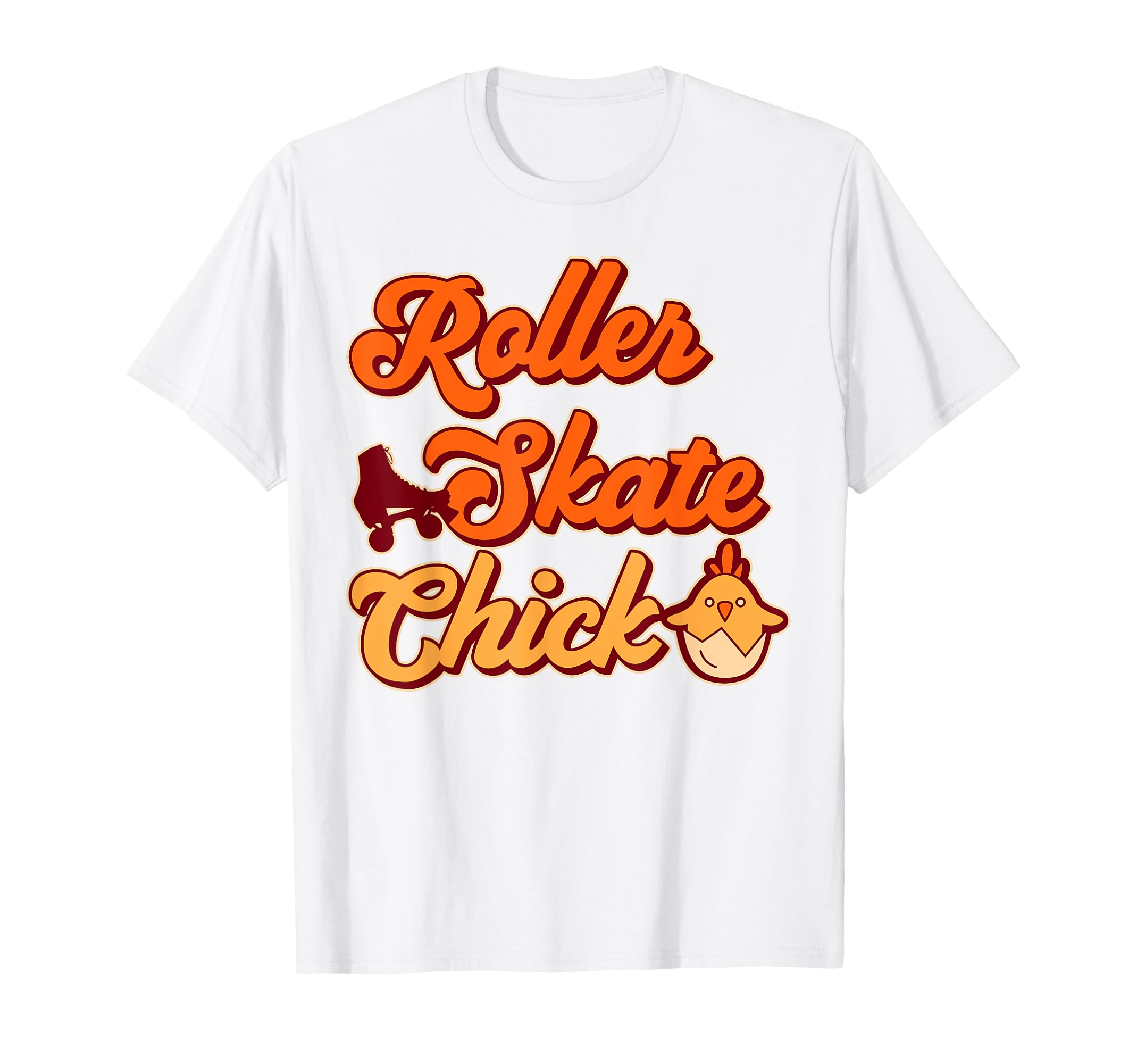 Roller Skating Skate 1970S Chicken T-Shirt - Trendy Graphic Men Women - T-Shirt, Sweatshirt, Hoodie
