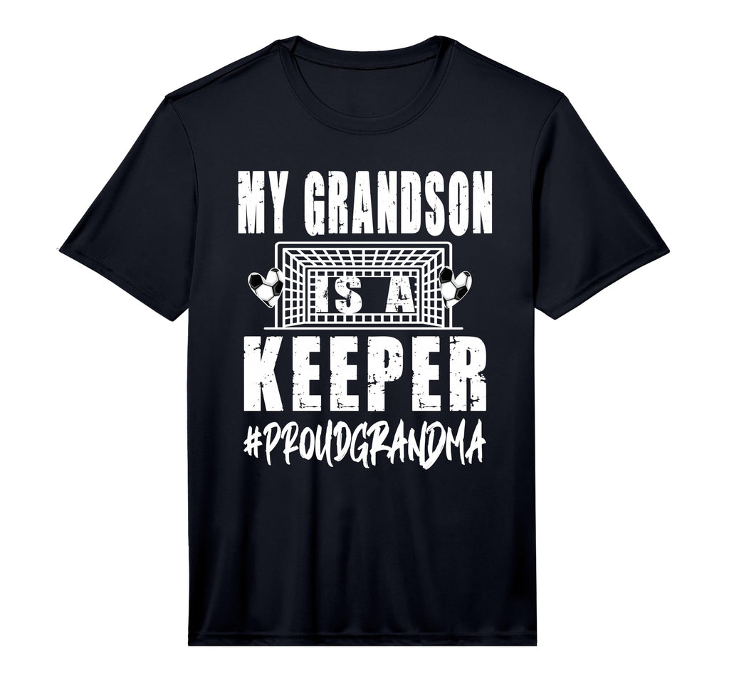 Mens My Grandson Is Keeper Soccer T-Shirt - Unique Graphic Men Women - T-Shirt, Sweatshirt, Hoodie
