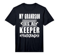 Mens My Grandson Is Keeper Soccer T-Shirt - Unique Graphic Men Women - T-Shirt, Sweatshirt, Hoodie