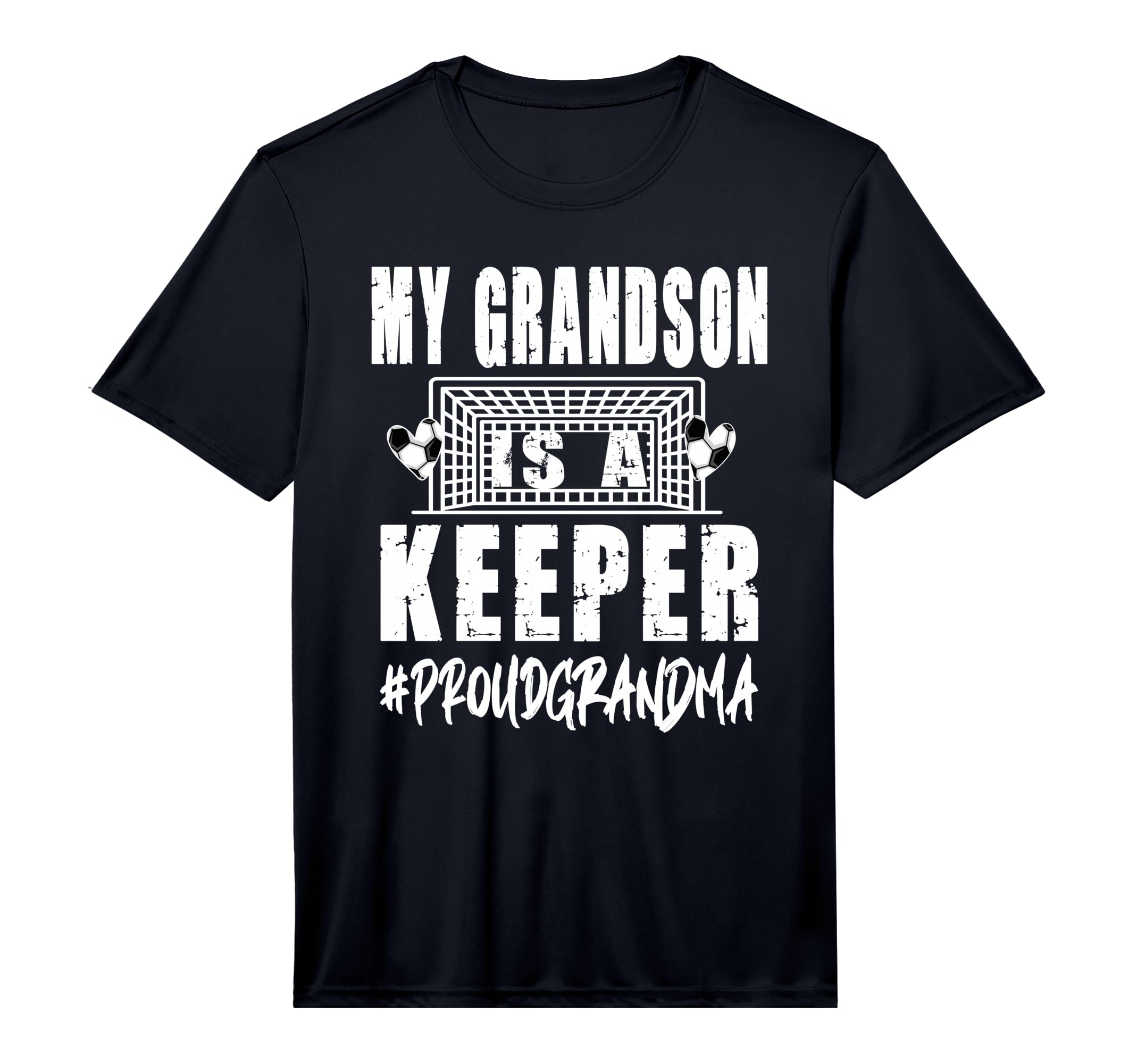 Mens My Grandson Is Keeper Soccer T-Shirt - Unique Graphic Men Women - T-Shirt, Sweatshirt, Hoodie