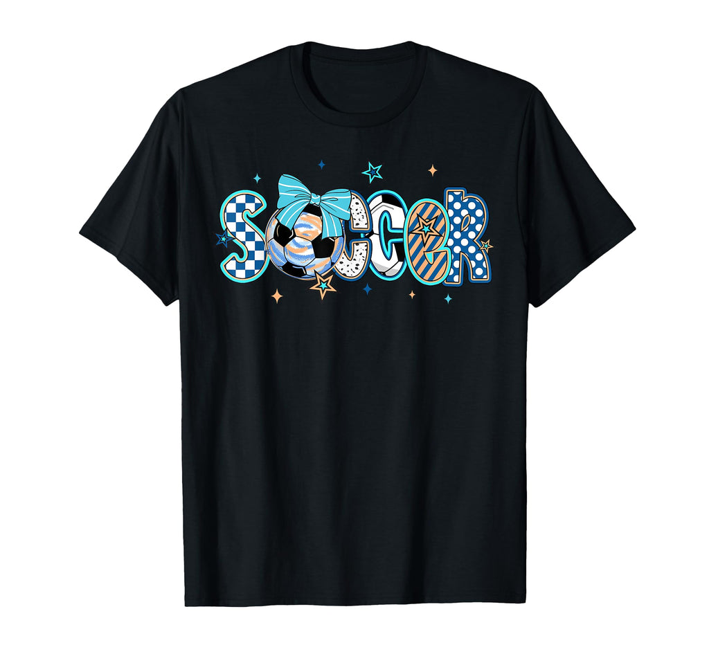 Soccer Game Day Mom Daughter T-Shirt - Casual Everyday Wear Men Women - T-Shirt, Sweatshirt, Hoodie