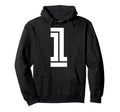 1 Sports Team Number Fan Hoodie - Unique Graphic Men Women - T-Shirt, Sweatshirt, Hoodie