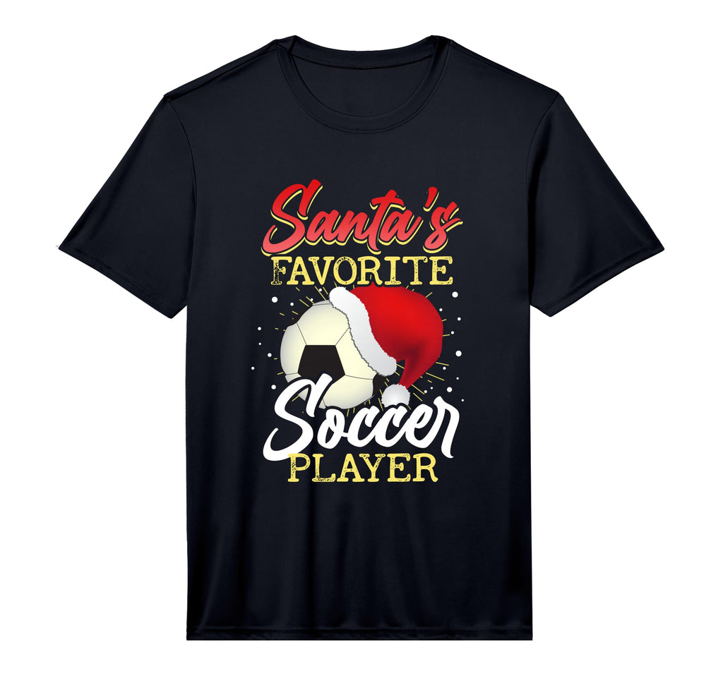 Santas Favorite Soccer Player T-Shirt - Novelty Apparel for Adults - T-Shirt, Sweatshirt, Hoodie