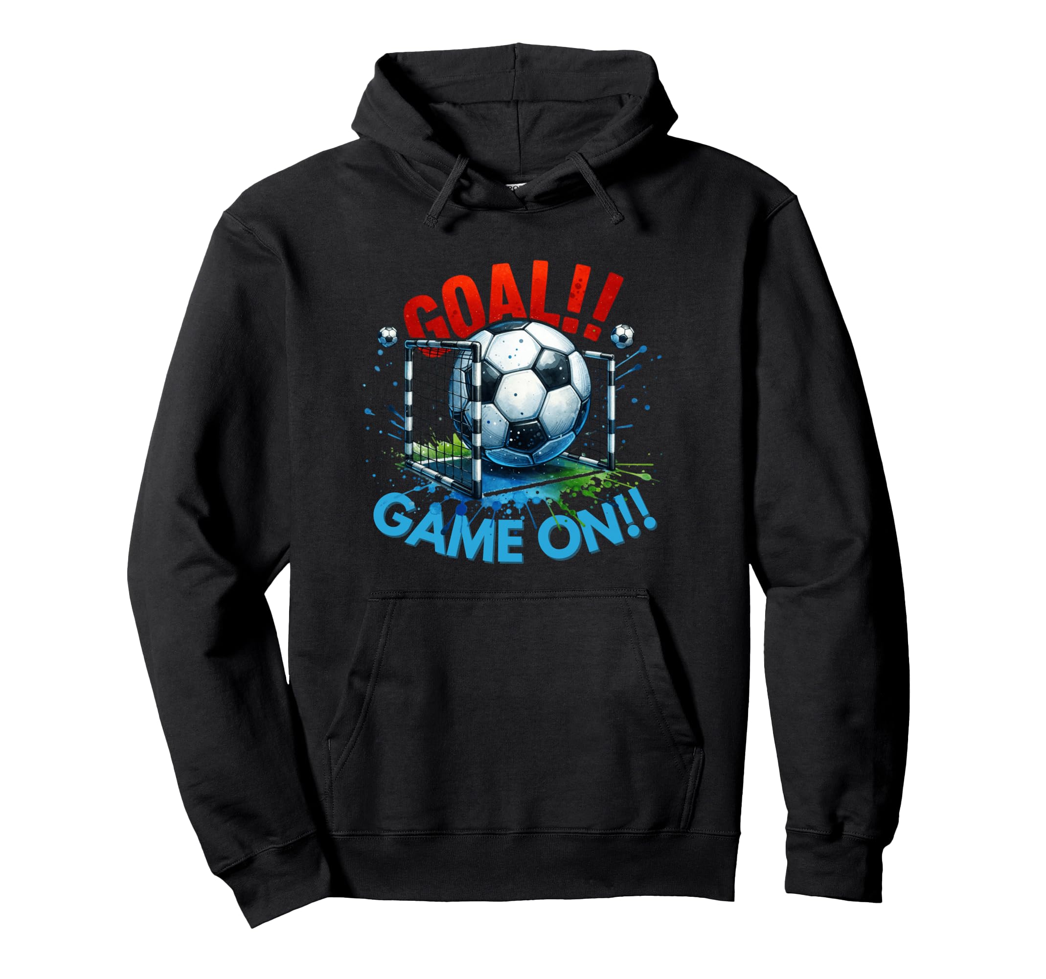 Goal Game Soccer Ball Net Celebration Hoodie - Streetwear Style Unisex - T-Shirt, Sweatshirt, Hoodie