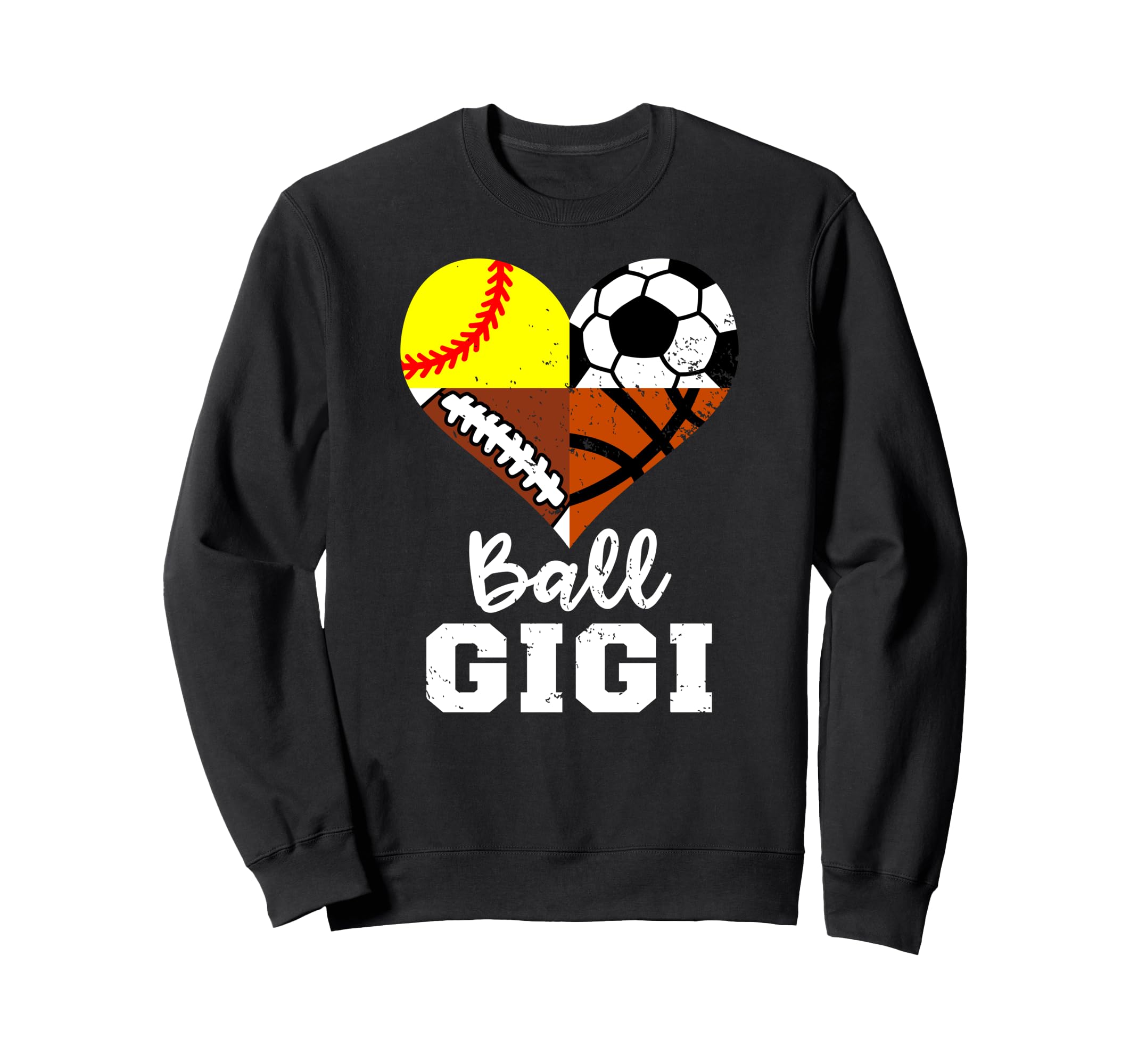 Ball Gigi Soccer Football Softball Sweatshirt - Graphic Print Unisex - T-Shirt, Sweatshirt, Hoodie