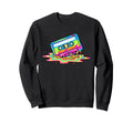 Colorful Melting Cassette Tape Sweatshirt - Casual Everyday Wear Unisex - T-Shirt, Sweatshirt, Hoodie