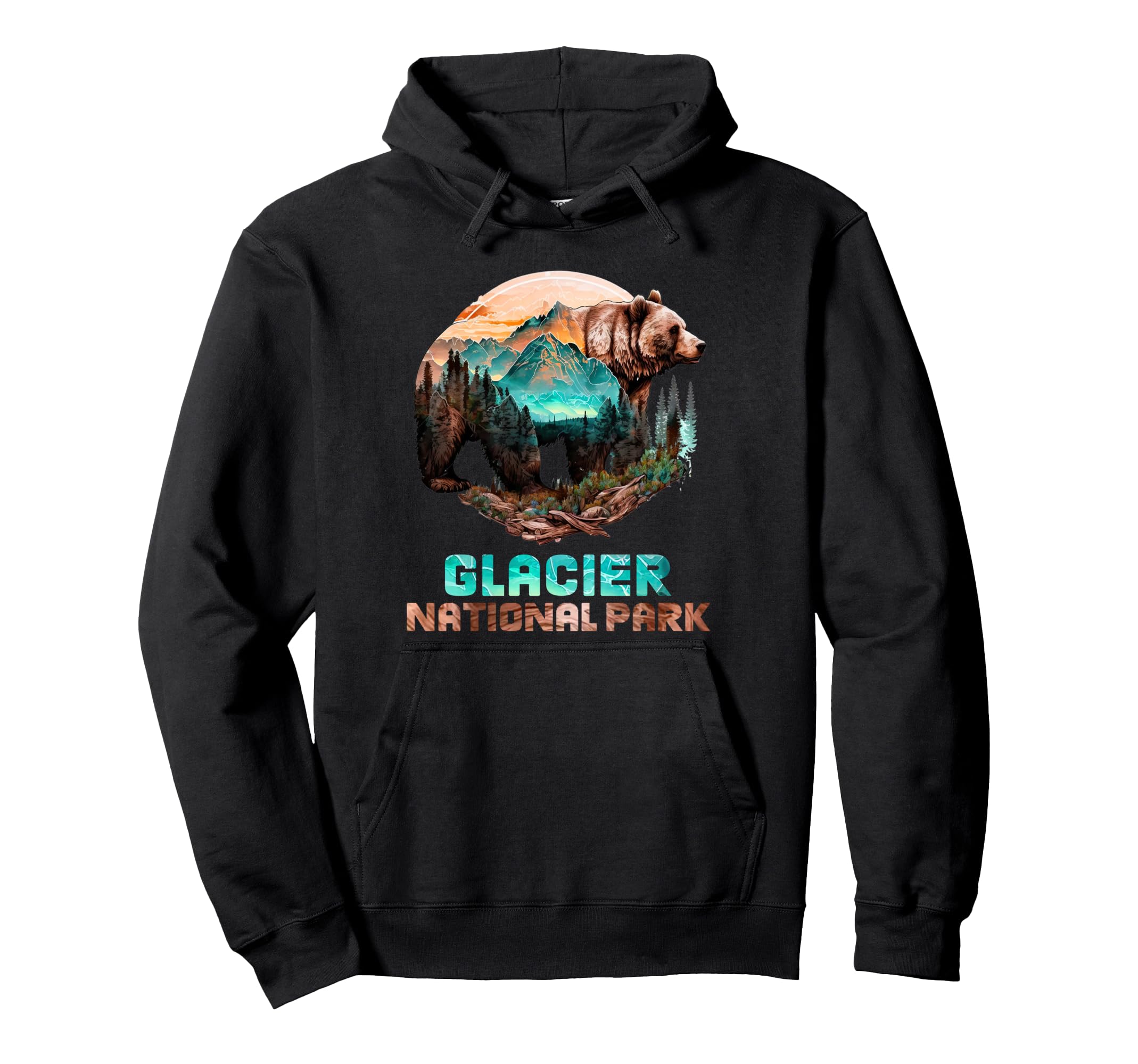 Glacier National Park Alaska Hoodie - Casual Everyday Wear Men Women - T-Shirt, Sweatshirt, Hoodie