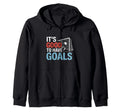 Lifes About Goals And Assists Soccer Fan Hoodie - Graphic Print Men Women - T-Shirt, Sweatshirt, Hoodie