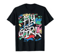 Fly 80S 90S Old School Distressed T-Shirt - Fun Novelty Design for Adults - T-Shirt, Sweatshirt, Hoodie
