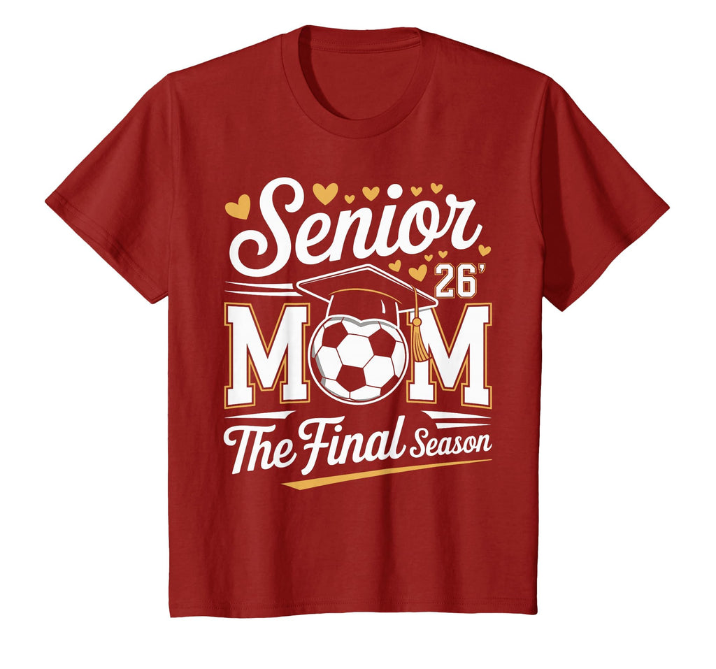 Senior Soccer Mom Class 2026 T-Shirt - Custom Art Print Unisex - T-Shirt, Sweatshirt, Hoodie