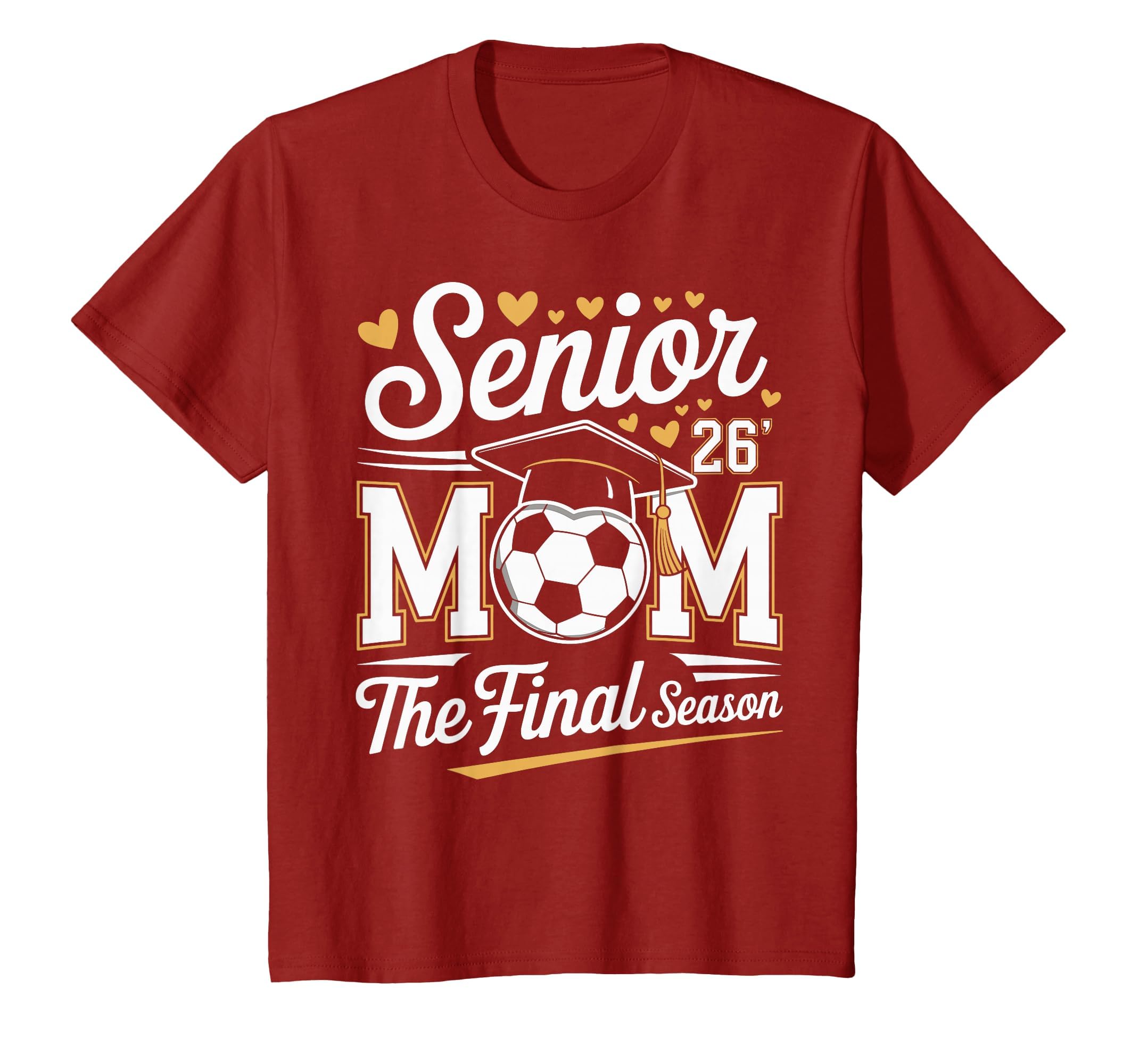 Senior Soccer Mom Class 2026 T-Shirt - Custom Art Print Unisex - T-Shirt, Sweatshirt, Hoodie