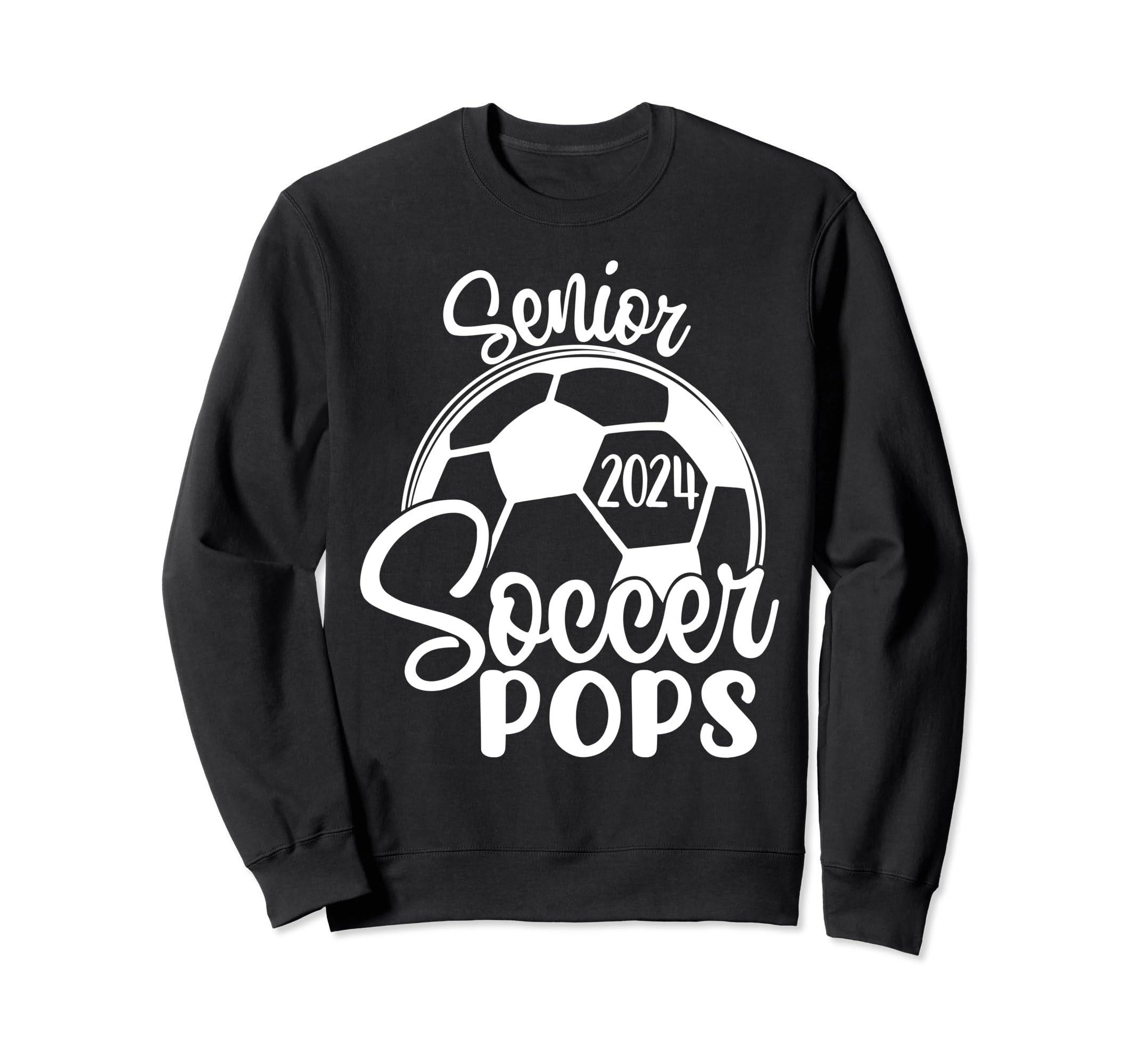 Senior Soccer Pops 2024 Class 2024 Sweatshirt - Unique Graphic for Adults - T-Shirt, Sweatshirt, Hoodie