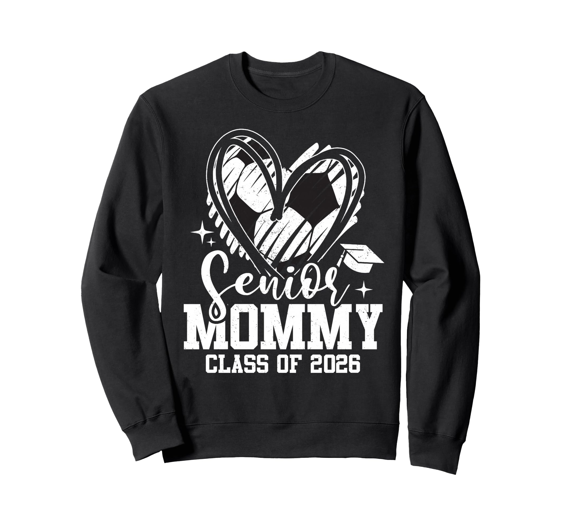 Senior Mommy Class 2026 Soccer Sweatshirt - Graphic Print Men Women - T-Shirt, Sweatshirt, Hoodie