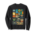 80S 90S Arcade Video Game Gaming Sweatshirt - Fun Novelty Design for Adults - T-Shirt, Sweatshirt, Hoodie