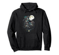 3 Howling Alligator Moon Funny 80S 90S Hoodie - Graphic Print for Adults - T-Shirt, Sweatshirt, Hoodie