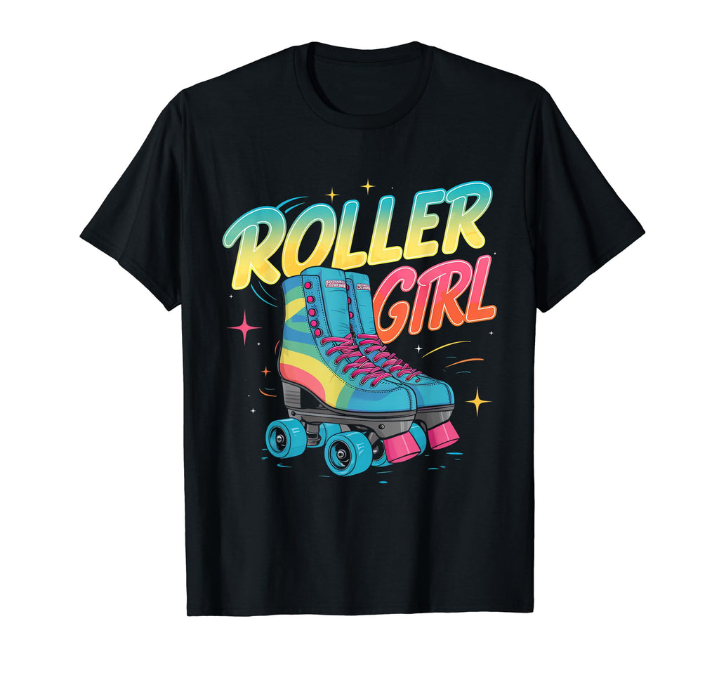 Roller Skater Skating 70S 80S Skates T-Shirt - Custom Art Print Men Women - T-Shirt, Sweatshirt, Hoodie
