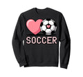 I Love Soccer Goalie Player Fan Sweatshirt - Unique Graphic for Adults - T-Shirt, Sweatshirt, Hoodie
