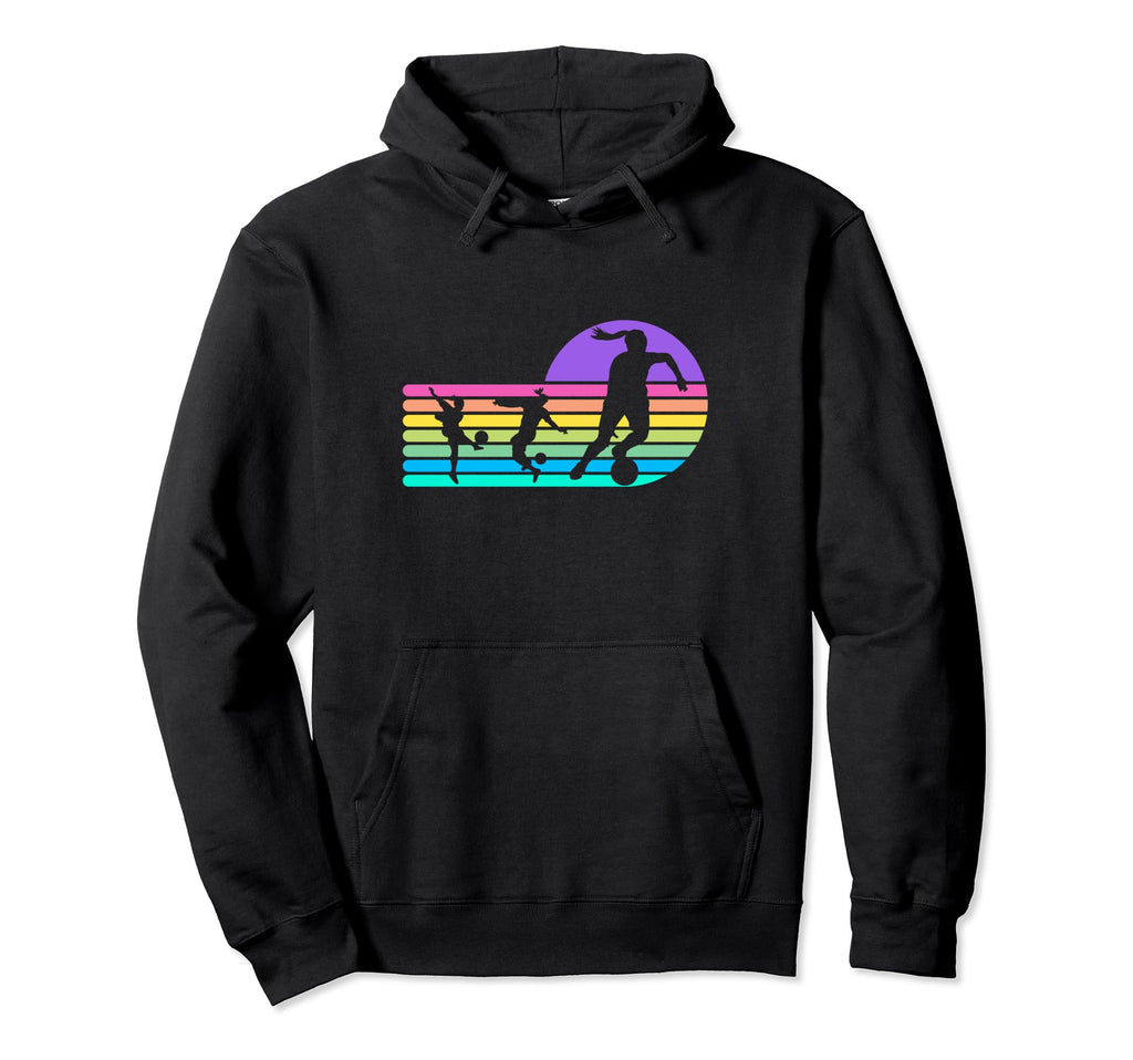 Soccer Football Female Footballer Hoodie - Aesthetic Graphic for Adults - T-Shirt, Sweatshirt, Hoodie