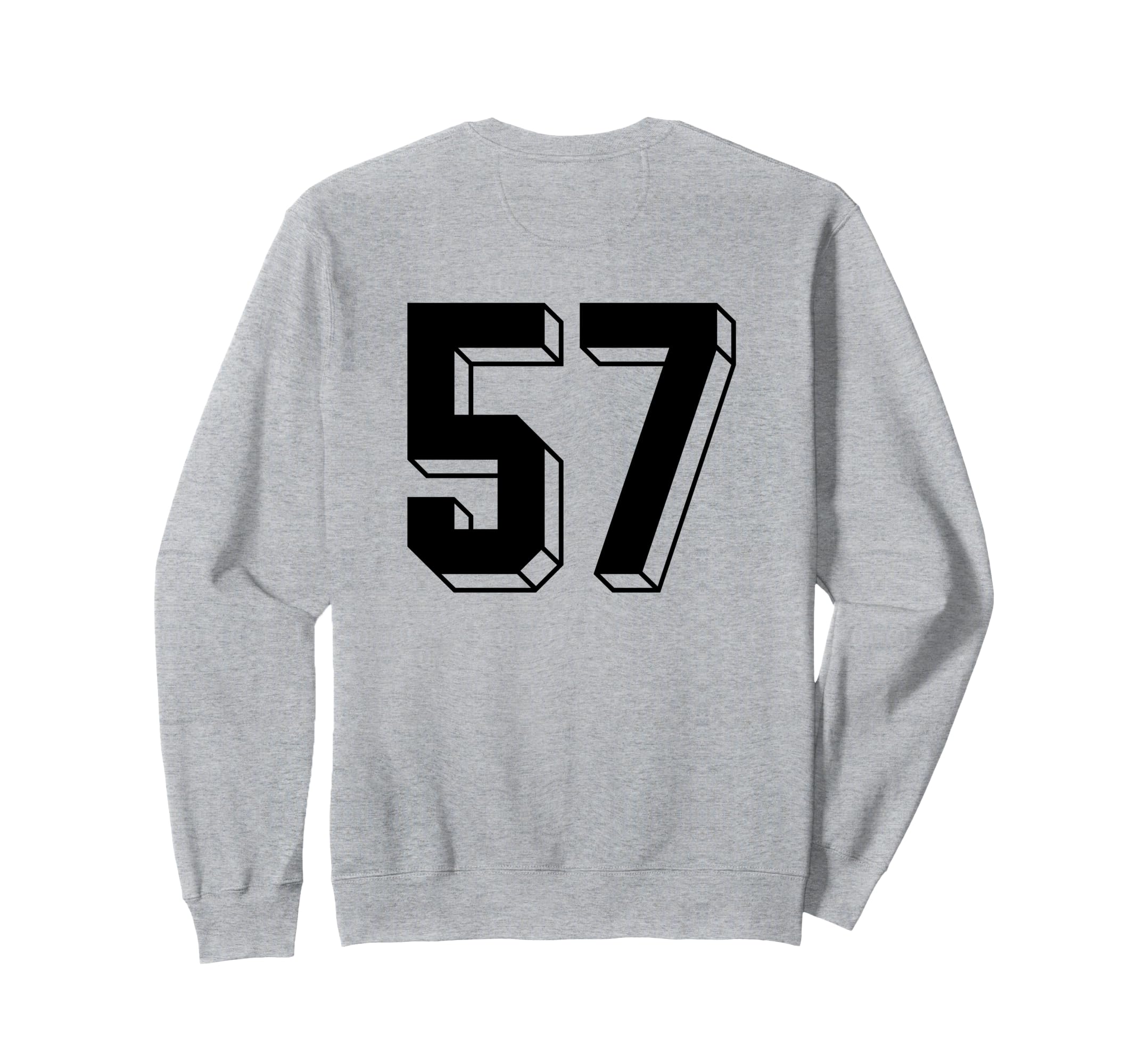 Number 57 Backside 80S 90S Team Sweatshirt - Graphic Print Men Women - T-Shirt, Sweatshirt, Hoodie