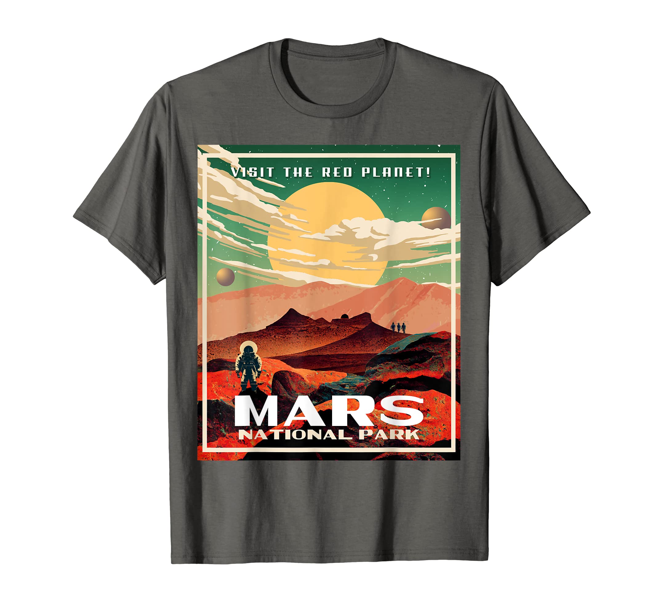 Mars National Park Park Martian T-Shirt - Minimalist Print Men Women - T-Shirt, Sweatshirt, Hoodie