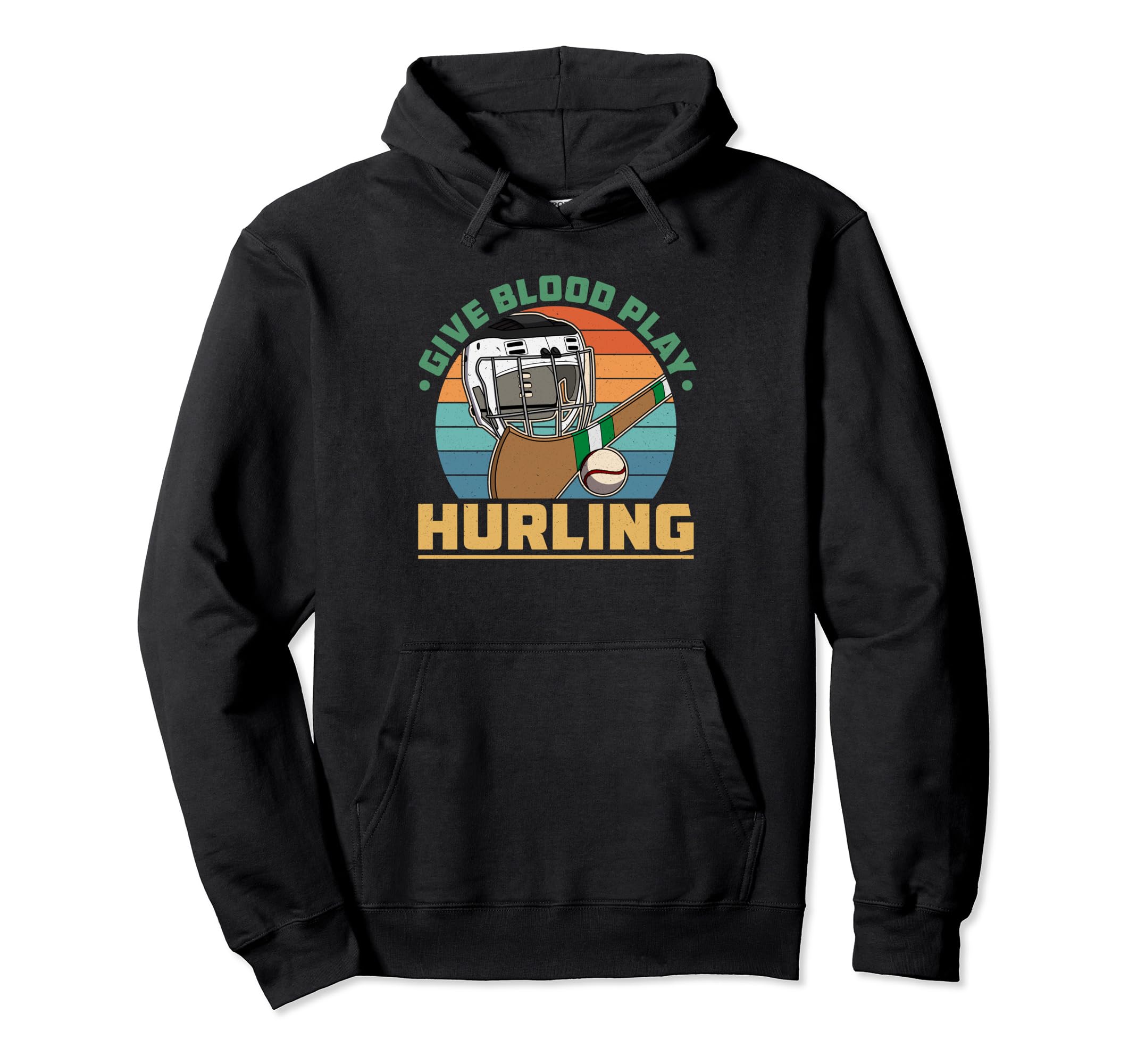 Hurling Helmet Athletic Goalkeeper Hoodie - Graphic Print Men Women - T-Shirt, Sweatshirt, Hoodie