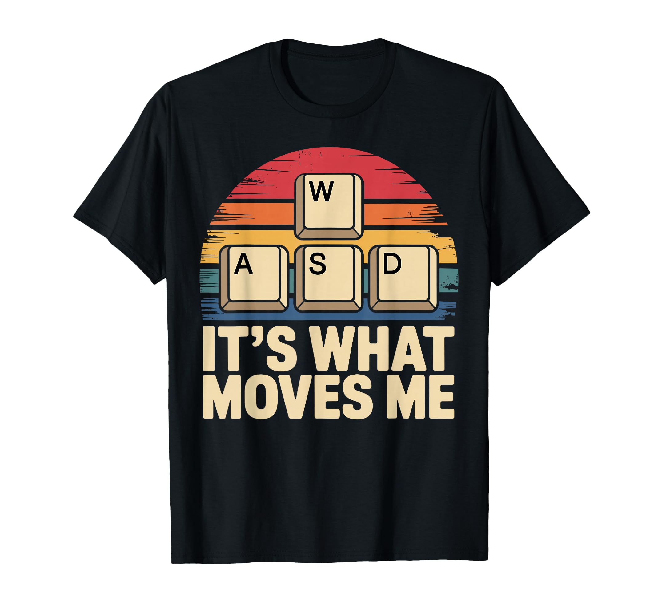 Wasd Gaming Keys Funny Pc Gamer T-Shirt - Minimalist Print Men Women - T-Shirt, Sweatshirt, Hoodie