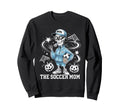 Soccer Mom Skeletton Halloween Sweatshirt - Trendy Graphic for Adults - T-Shirt, Sweatshirt, Hoodie