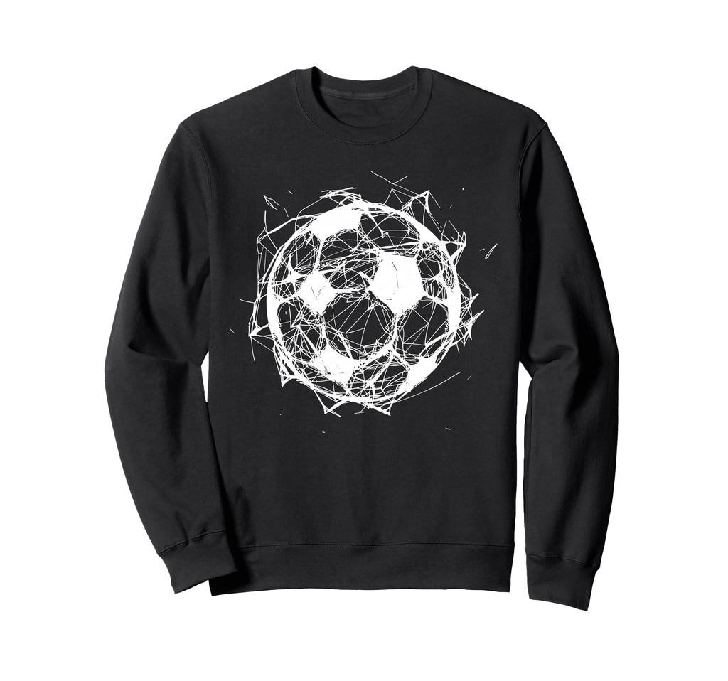 Soccer Ball Line Art Goal Keeper Sweatshirt - Fun Novelty Design Men Women - T-Shirt, Sweatshirt, Hoodie