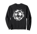 Soccer Ball Line Art Goal Keeper Sweatshirt - Fun Novelty Design Men Women - T-Shirt, Sweatshirt, Hoodie